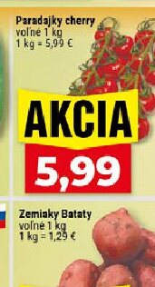 Paradajky cherry