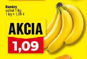Banány voľné
