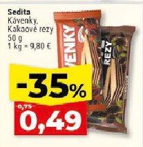 Sedita Kávenky, Kakaové rezy
