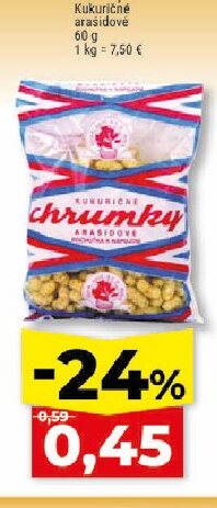 Miva Chrumky Kukuričné arašidové