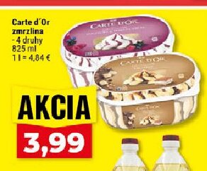 Carte d'Or zmrzlina - 4 druhy