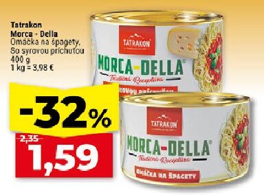 Tatrakon Morca Della Omáčka na špagety So syrovou príchuťou