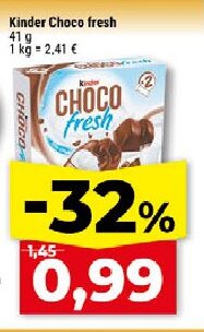 Kinder Choco fresh