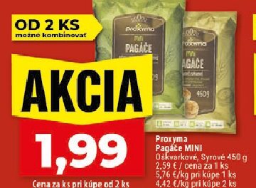 Proxyma Pagáče MINI Oškvarkové, Syrové