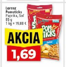 Lorenz Pomsticks Paprika, Soľ