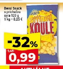 Bersi Snack s príchuťou syra