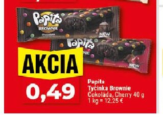 Papita Tyčinka Brownie Čokoláda, Cherry