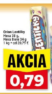 Orion Lentilky Hexa