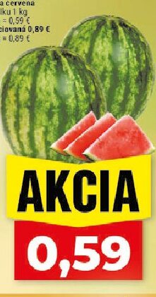 Dyňa červená v celku