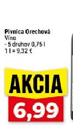 Pivnica Orechová Víno
