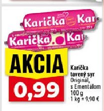 Karička tavený syr Original, s Ementálom