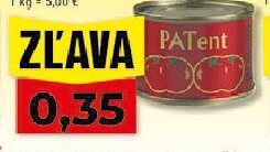 PATent Paradajkové pyré
