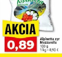 Alpinetta syr Mozzarella