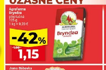 Agrofarma Bryndza plnotučná
