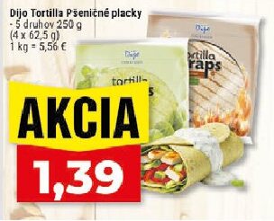 Dijo Tortilla Pšeničné placky