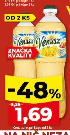 Vénusz Repkový olej jednodruhový