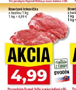 Z FARMY Bravčová krkovička s kosťou