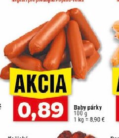 Baby párky
