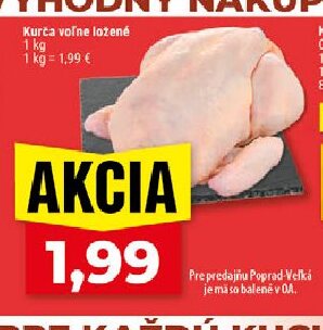 Kurča voľne ložené