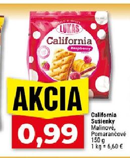 California Sušienky Malinové, Pomarančové