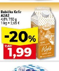 Babička Kefír A2A2 4,8%
