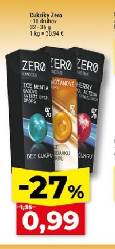 Cukríky Zero