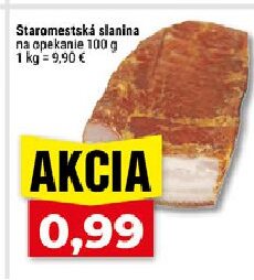 Staromestská slanina na opekanie