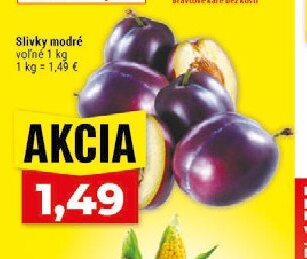 Slivky modré voľné