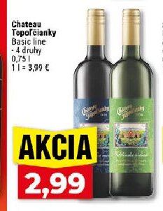 Chateau Topoľčianky Basic line