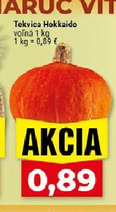 Tekvica Hokkaido