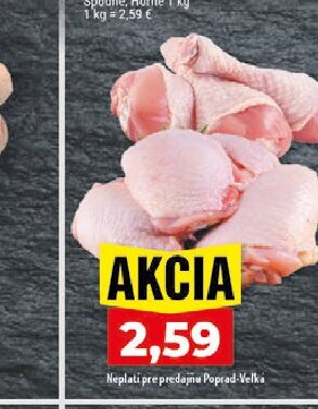 Kuracie stehno Spodné, Horné
