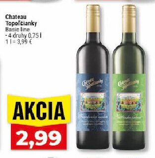 Chateau Topoľčianky Basic line