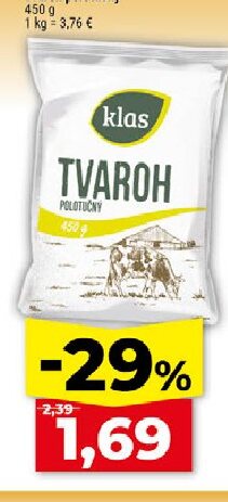 Klas Tvaroh polotučný
