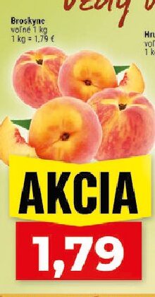 Broskyne voľné