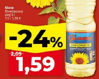 Giana Slnečnicový olej