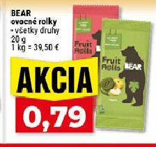 BEAR ovocné rolky