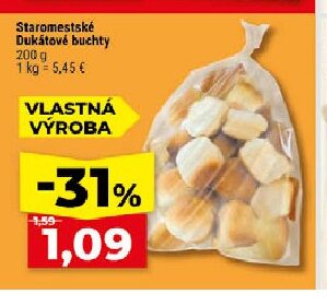 Staromestské Dukátové buchty