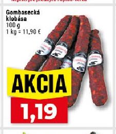 Gombasecká klobása