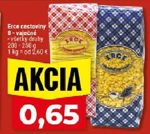 Erce cestoviny 8-vaječné