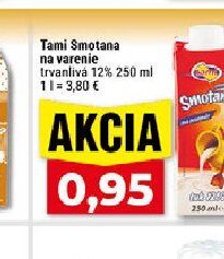 Tami Smotana na varenie trvanlivá 12%