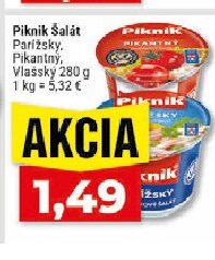 Piknik Šalát Parížsky, Pikantný, Vlašský