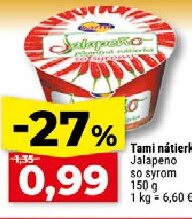 Tami nátierka Jalapeno so syrom
