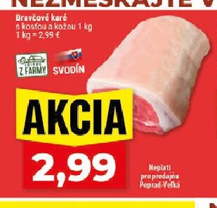 Bravčové karé s kosťou a kožou