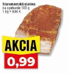 Staromestská slanina na opekanie