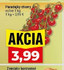 Paradajky cherry voľné