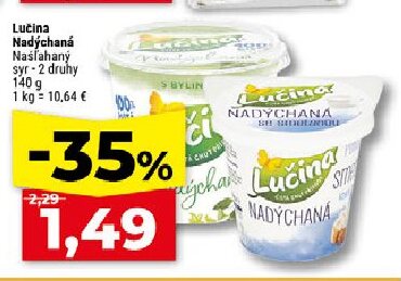 Lučina Nadýchaná Našľahaný syr