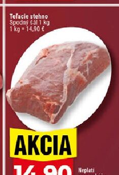 Teľacie stehno Spodný šál