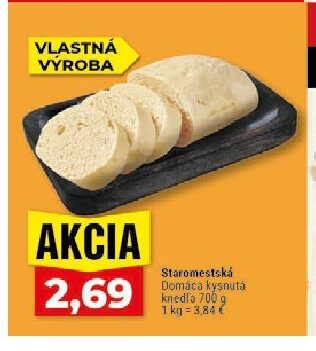 Staromestská Domáca kysnutá knedľa