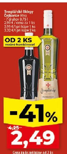 Templářské Sklepy Čejkovice Víno