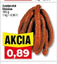 Gazdovská klobása